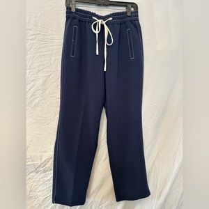 J Crew women’s drapey drawstring pants, navy blue, size M
